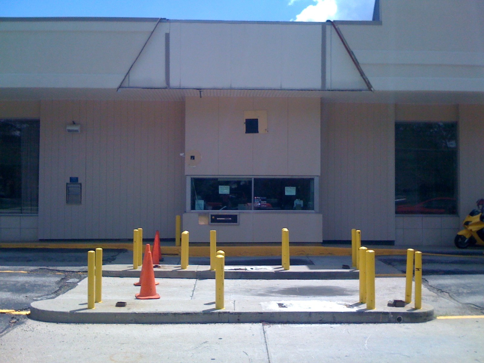 Damaged Drive Thru Removed